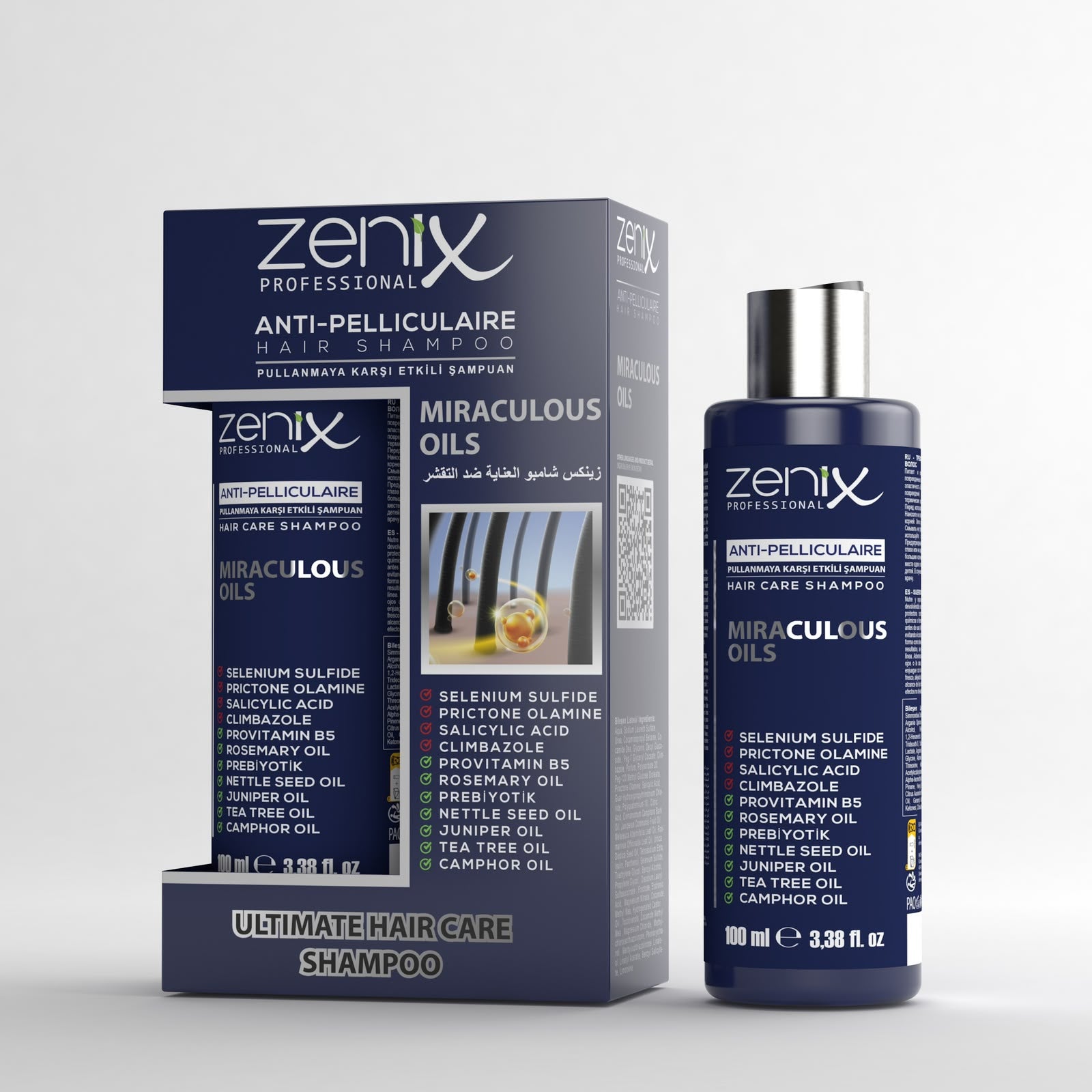 zenix anti pelliculaire shampoo 100 ml