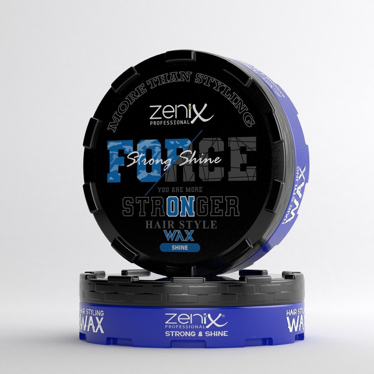 zenix force hair style wax strong shine 150 ml