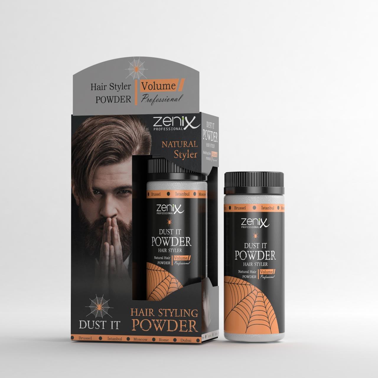 zenix men series hair style powder wax natural 20 g