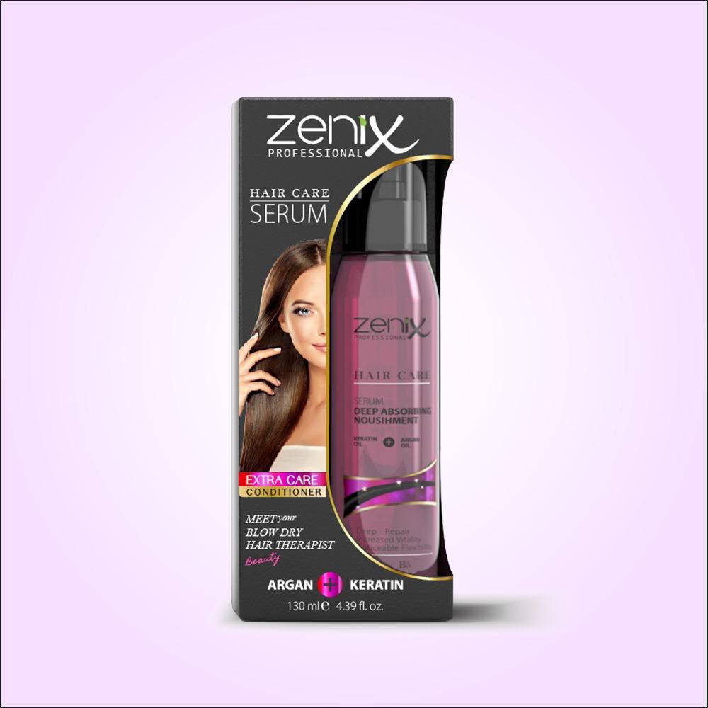 zenix hair care treatment argan keratin hair serum oil 130 ml