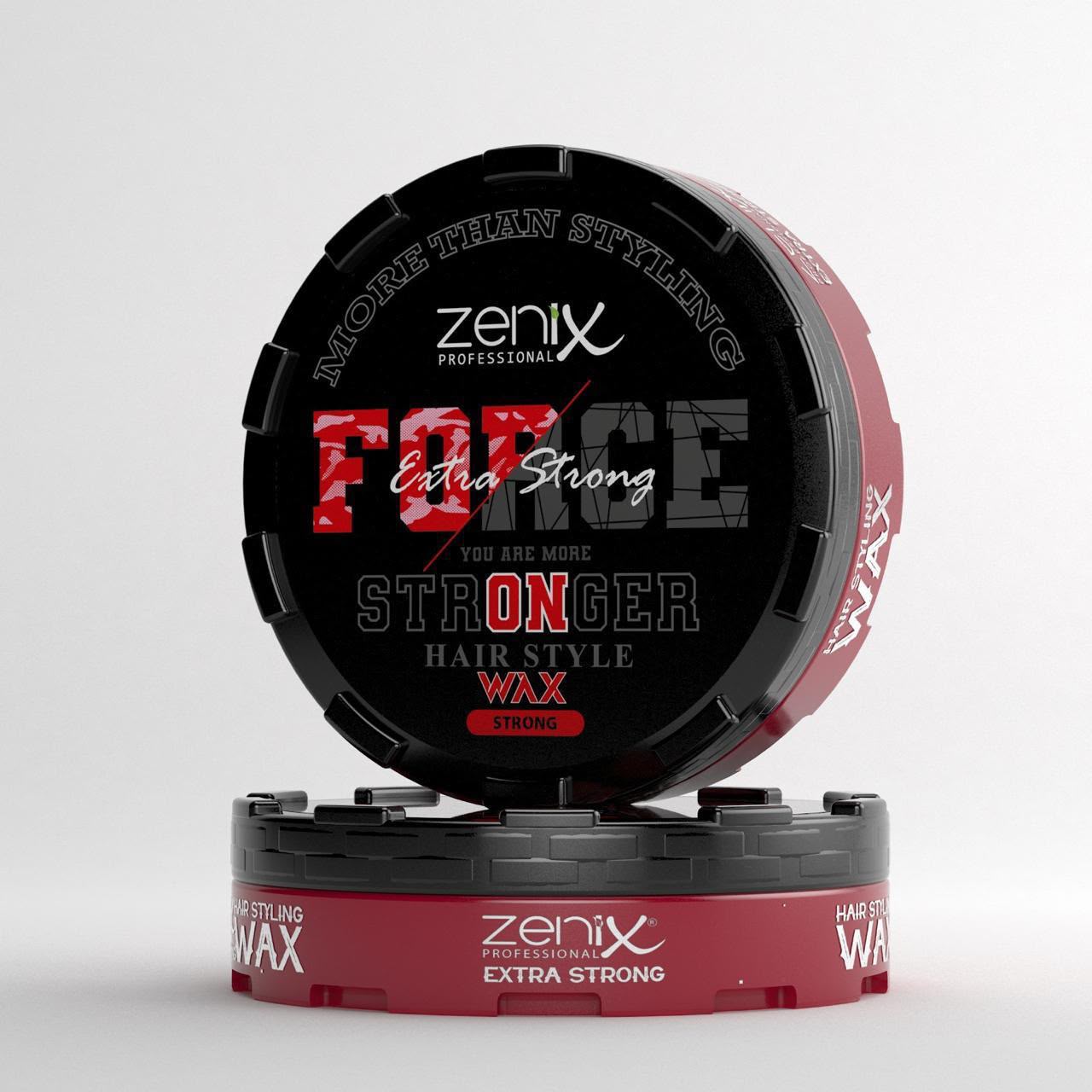 zenix force hair style wax extra strong 150 ml